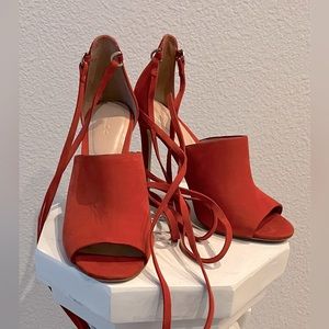 ALDO orange-red stiletto